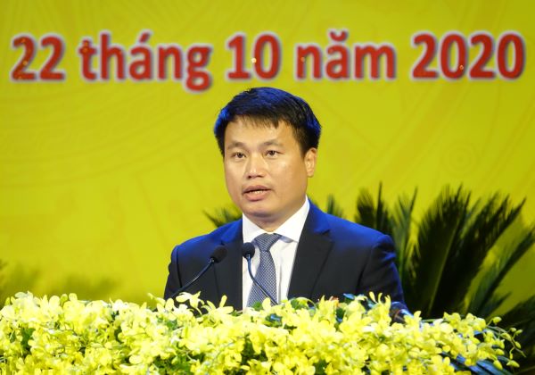 Ông Đặng Ngọc Huy, Phó Bí thư Thường trực Tỉnh ủy khóa XIX, nhiệm kỳ 2015 - 2020 tái cử chức danh Phó Bí thư thường trực Tỉnh ủy khóa XX, nhiệm kỳ 2020 - 2025.