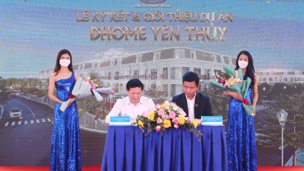 Chương trình “Lễ ký kết và giới thiệu Dự án DHome Yên Thủy” sáng ngày 19/03/2022