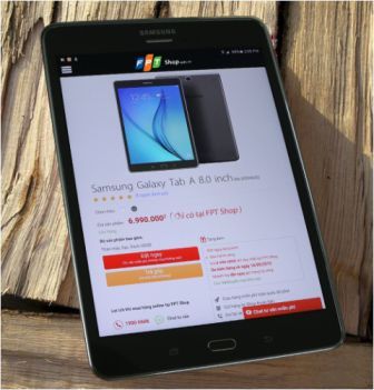 Galaxy Tab A (không bút S Pen) có giá 6,99 triệu đồng