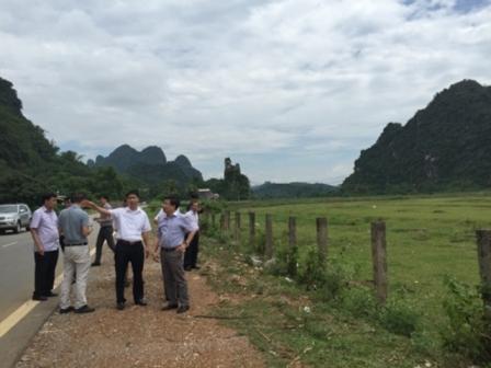 Lãnh đạo Vinatex khảo sát địa điểm đầu tư tại KCN Long Bình An tại Tuyên Quang