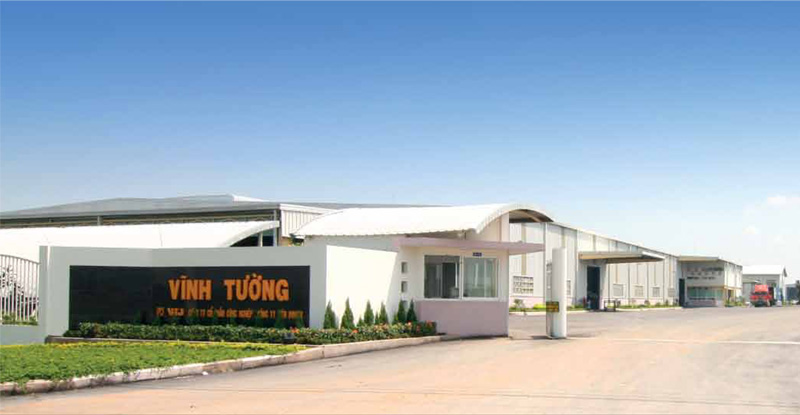 Nhà máy sản xuất của Vĩnh Tường đặt tại KCN Hiệp Phước, Nhà Bè, TP.HCM