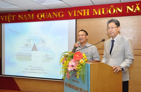 Ông Wakamori, Phó tổng giám đốc Tsudakoma cho biết, Việt Nam là thị trường tiêu thụ máy móc lớn của Tsudakoma