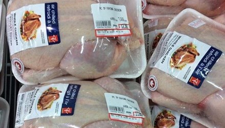 6 tháng, Việt Nam đã chi 64 triệu USD nhập khẩu thịt gà 