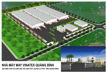 Vinatex chuẩn bị khởi công Nhà máy may 150 tỷ đồng tại Quảng Bình