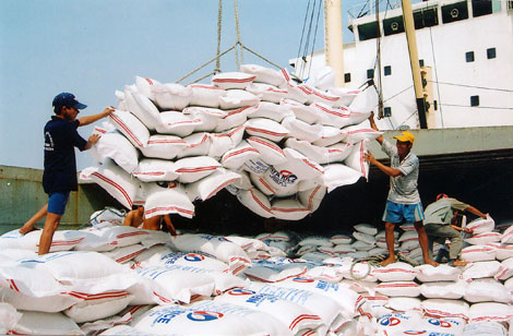 Năm 2015, Việt Nam đã xuất khẩu 1 triệu tấn gạo theo hợp đồng Chính phủ cho Philippines.