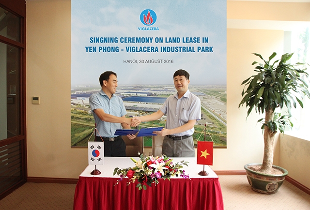 Nhà cung cấp cấp 1 của Samsung thuê 10.000m2 đất tại KCN Yên Phong mở rộng do Viglacera làm chủ đầu tư.