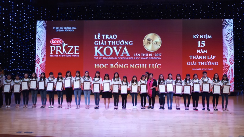 Với quy mô xét giải trên cả nước, Giải thưởng KOVA gồm 4 hạng mục chính ở nhiều lĩnh vực, giải có giá trị cao nhất lên đến 50 triệu đồng. 