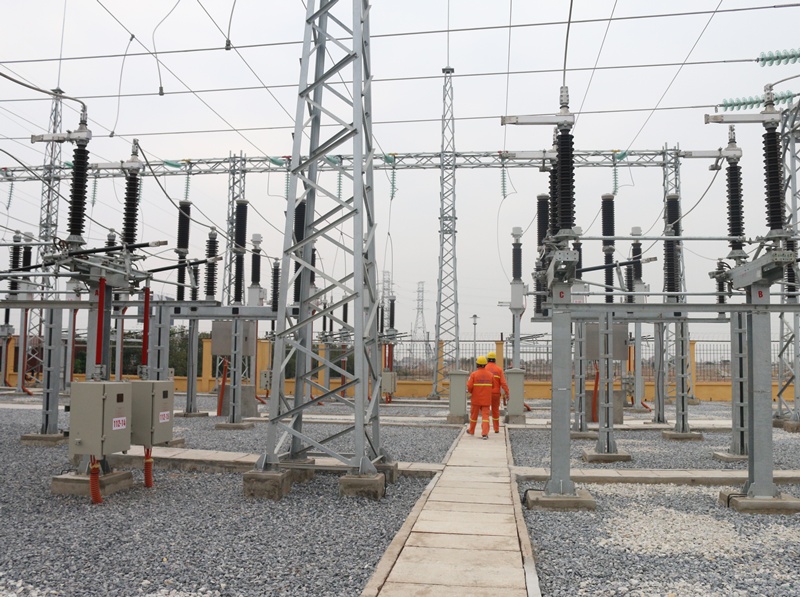 Trạm biến áp 110/35/22kV được đầu tư xây dựng sẽ giúp cung cấp điện an toàn ổn định và tin cậy cho khu vực huyện Kim Bảng, trong đó có các doanh nghiệp sản xuất tại KCN Đồng Văn 4.