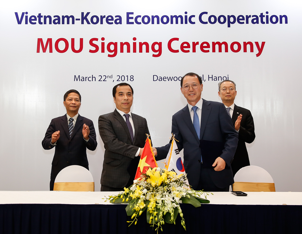 Lãnh đạo EVN và đối tác Hàn Quốc đã ký kết thỏa thuận về phát triển trong lĩnh vực điện lực.
