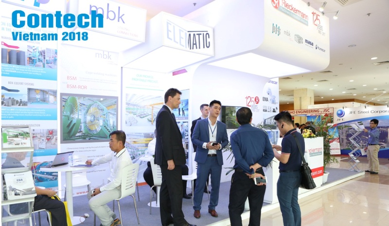 Contech Vietnam 2018 được kỳ vọng sẽ có sự góp mặt của nhiều thương hiệu máy công trình, thiết bị thi công đến từ các quốc gia trên thế giới.