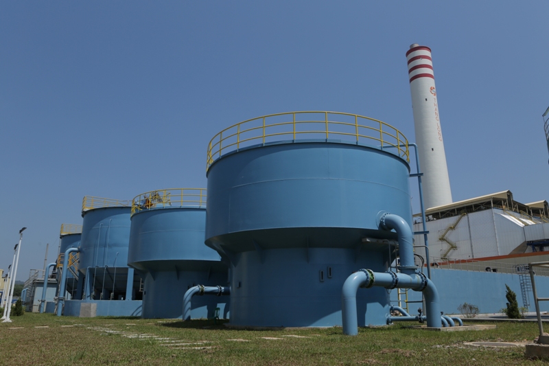 Dây chuyền xử lý nước thải của Nhà máy Nhiệt điện Thăng Long.