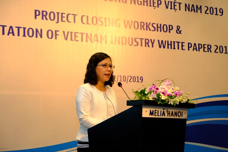 Bà Lê Thị Thanh Thảo, đại diện quốc gia văn phòng UNIDO tại Việt Nam cho biết, chỉ cố công nghiệp của Việt Nam được cải thiện nhanh trong những năm gần đây.