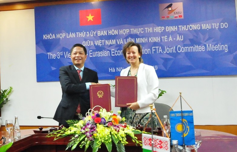 Sau 3 năm triển khai Hiệp định, tốc độ tăng  trưởng thương mại giữa Việt Nam và EAEU đã tăng đáng kể, trung bình khoảng gần 30%/năm