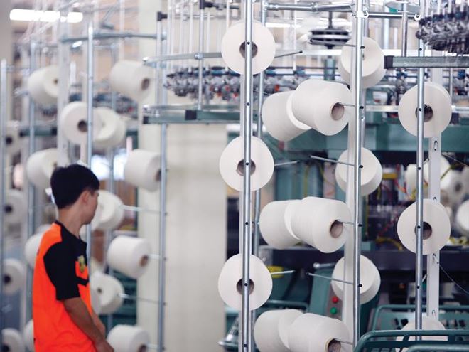 FDI) vào ngành dệt may đạt 1,546 tỷ USD với 184 Dự án.
