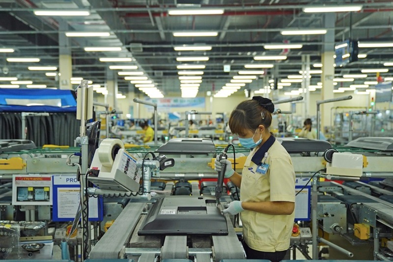 Sản xuất điện thoại tại Việt Nam phụ thuộc nhiều vào nguyên liệu đầu vào từ Hàn Quốc.