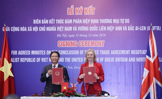 Hiệp định thương mại tự do Việt Nam - Vương quốc Anh (UKVFTA) đã kết thúc đàm phá.