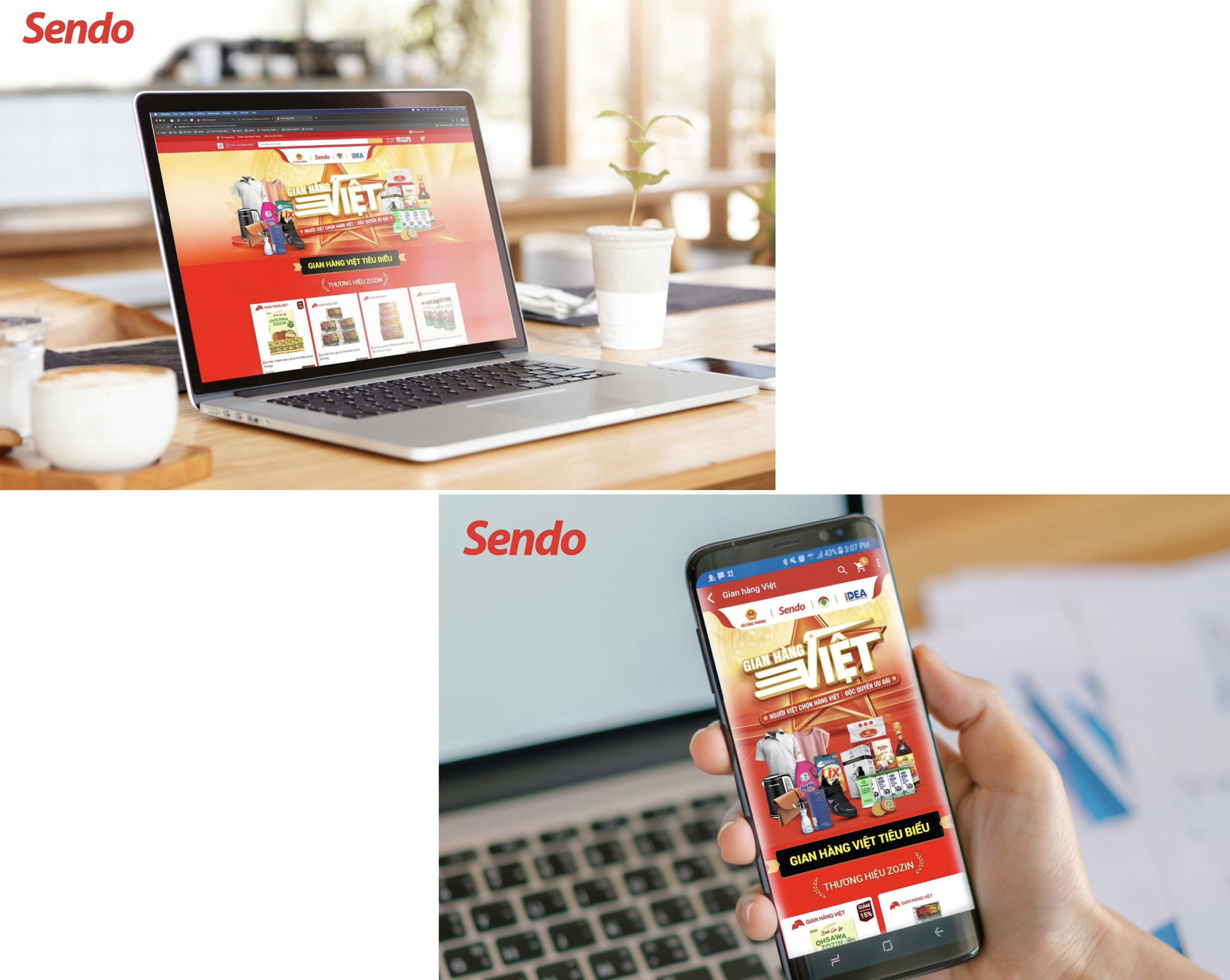 “Gian hàng Việt trực tuyến” trên Sàn thương mại điện tử Sendo