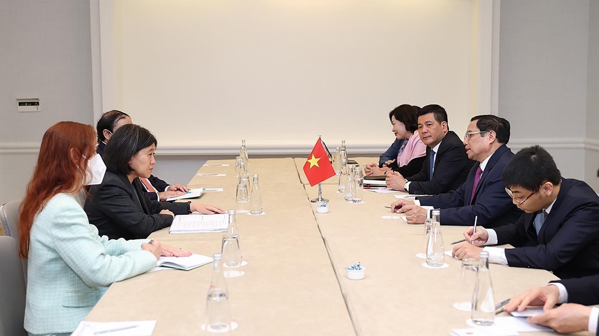 Bộ trưởng Nguyễn Hồng Diên có nhiều cuộc gặp với các đối tác tại Mỹ trong khuôn khổ chuyến tháp tùng Thủ tướng tới Mỹ từ 11-17/5.