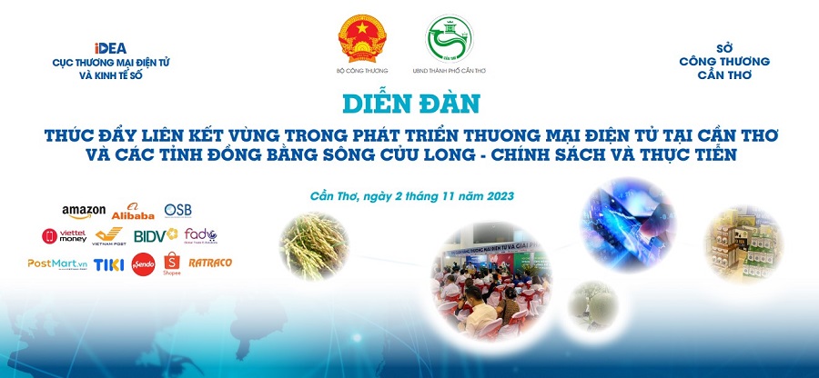 Diễn đàn thúc đẩy liên kết vùng trong phát triển thương mại điện tử tại khu vực Đồng bằng sông Cửu Long và các tỉnh Đông Nam Bộ