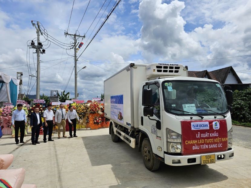 Blue Ocean JSC chính thức xuất khẩu 1,5 tấn chanh leo sang Australia 