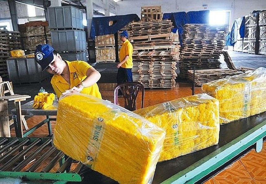 Giá xuất khẩu cao su gần 5 tháng đầu năm 2025 tăng gần 30% so với cùng kỳ năm trước.