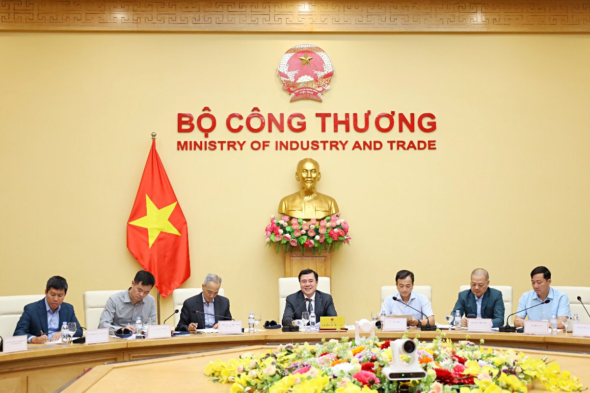 L&atilde;nh đạo Bộ C&ocirc;ng Thương l&agrave;m việc với đo&agrave;n doanh nghiệp Hội đồng Kinh doanh Hoa Kỳ - ASEAN.