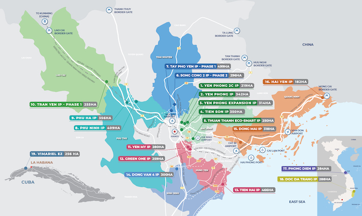 Đến th&aacute;ng 1/2026, Viglacera sở hữu 19 KCN, tổng diện t&iacute;ch đất hơn 6000ha, thu h&uacute;t hơn 400 nh&agrave; đầu tư với tổng vốn FDI gần 20 tỷ USD