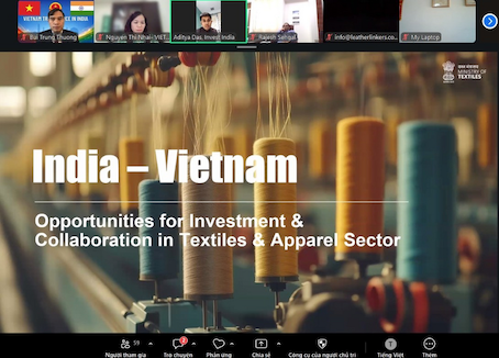Việt Nam v&agrave; Ấn Độ đang th&uacute;c đẩy thực thi s&aacute;ng kiến s&aacute;ng kiến hợp t&aacute;c mới l&agrave; khả năng h&igrave;nh th&agrave;nh khu c&ocirc;ng nghiệp dệt may Việt Nam &ndash; Ấn Độ 