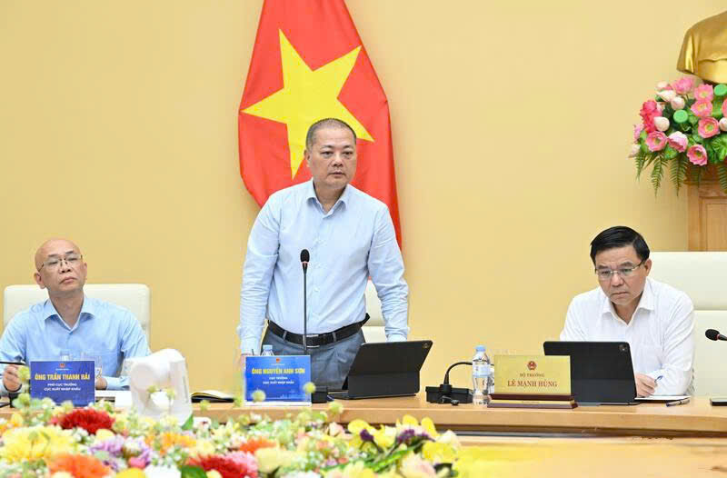 Ông Nguyễn Anh Sơn, Cục trưởng Cục Xuất nhập khẩu