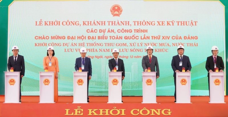 Nghi thức khởi công Dự án Hệ thống thu gom 