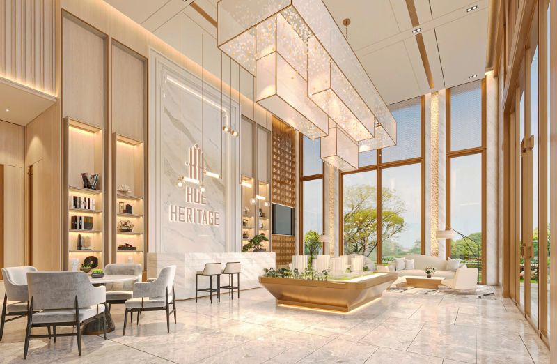 Văn phòng bán hàng Dự án Hue Heritage tại trung tâm TP. Huế sẵn sàng đón tiếp khách hàng đến tham quan căn hộ mẫu và trao đổi công việc.
