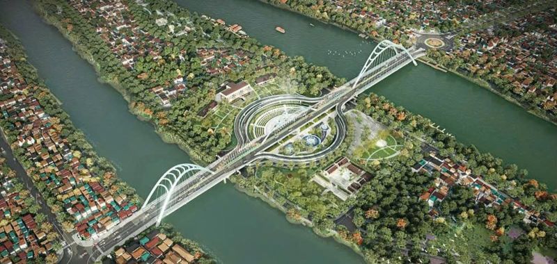 : Phương &aacute;n c&oacute; m&atilde; số dự thi 125 do C&ocirc;ng ty Cổ phần Tư vấn thiết kế cầu Lớn - Hầm. 