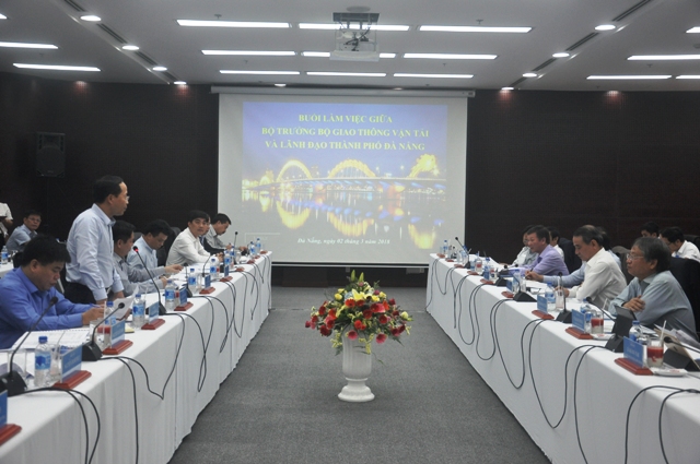 Buổi làm việc giữa Bộ GTVT và thành phố Đà Nẵng.