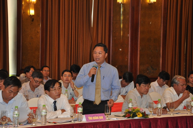 Ông Lê Trí Thanh phát biểu tại hội nghị.