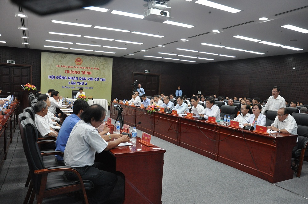 Chương trình “Hội đồng nhân dân với cử tri” của HĐND TP Đà Nẵng.