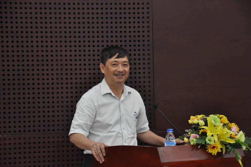 Ông Đặng Việt Dũng phát biểu tại lễ bổ nhiệm.