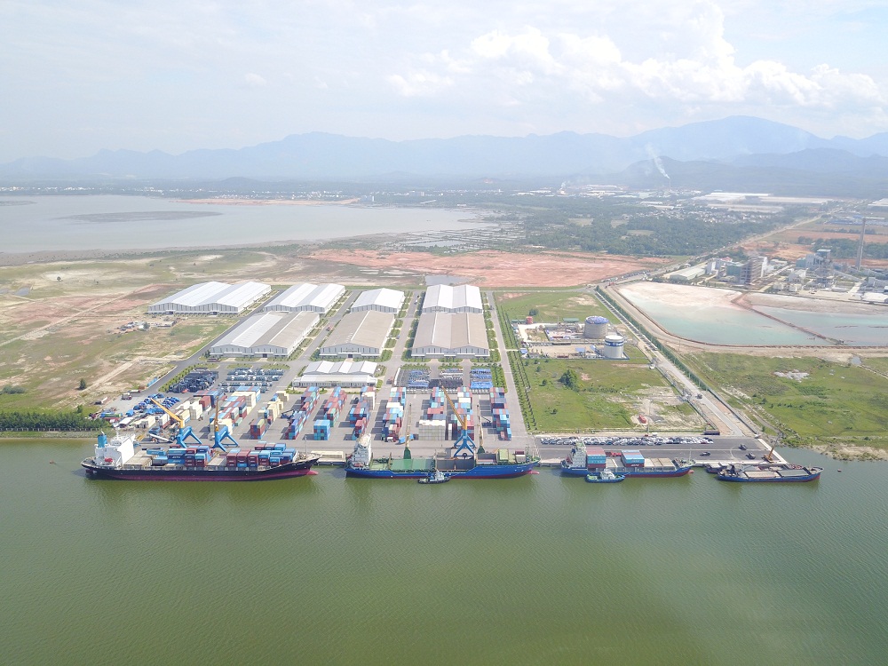 Cảng Chu Lai của Quảng Nam. 