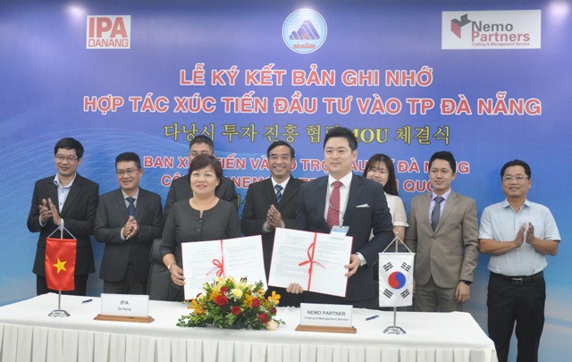 Ban xúc tiến và hỗ trợ đầu tư thành phố Đà Nẵng ký kết bản ghi nhớ hợp tác với Công ty Nemo Parners TMS.