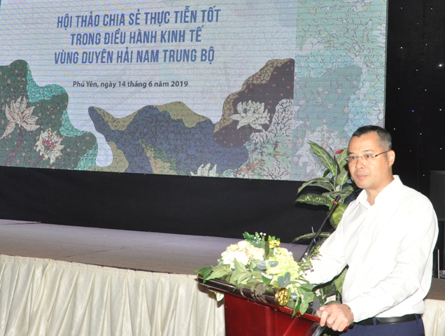 Ông Phạm Đại Dương, Chủ tịch UBND tỉnh Phú Yên phát biểu tại Hội thảo.
