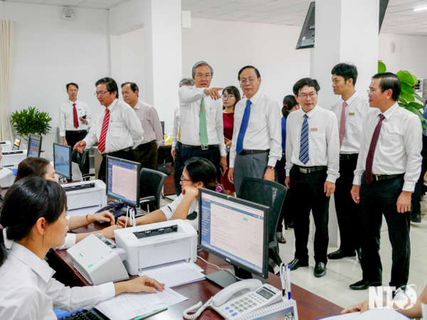 Trung tâm Phục vụ hành chính công tỉnh Ninh Thuật hoạt động sẽ tạo bước đột phá trong cải cách hành chính của địa phương.