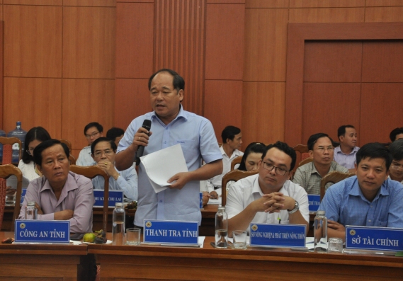 Ông Trịnh Minh Thái - Chánh Thanh tra tỉnh Quảng Nam thông tin về xử lý của tỉnh Quảng Nam đối với những sai phạm tại hai lô đất A51 và A52.