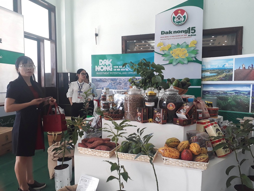Tỉnh Đắk Nông có nhiều sản phẩm nông nghiệp chất lượng.