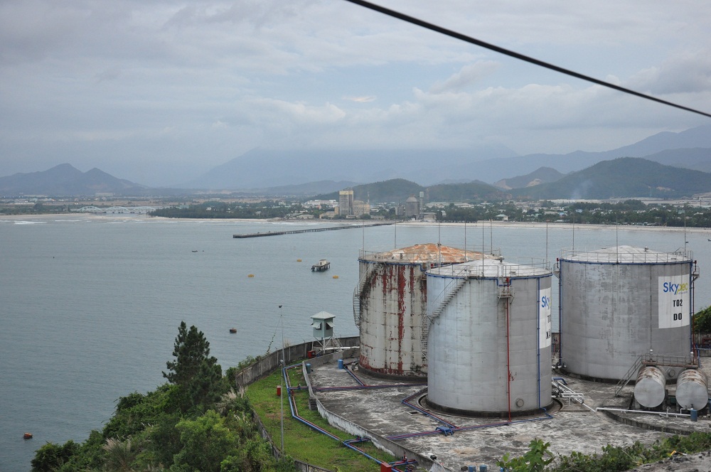 Vịnh Đà Nẵng nơi dự kiến sẽ xây dựng cảng Liên Chiểu.