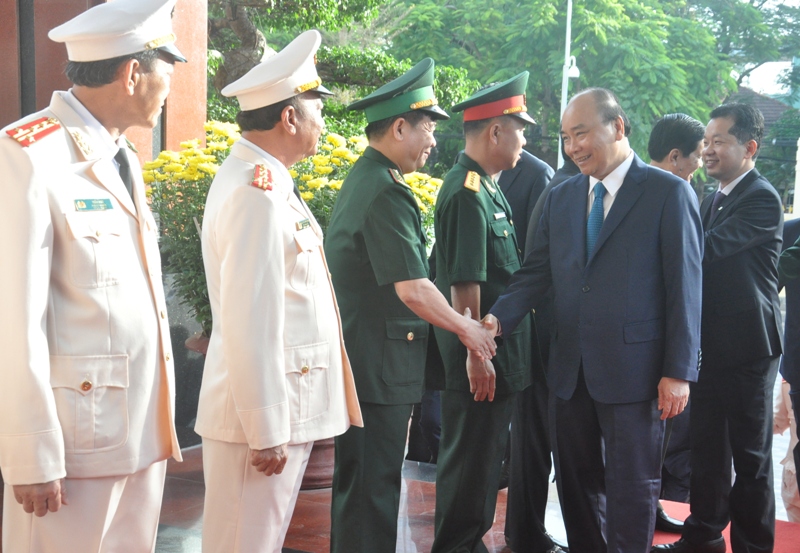 Sáng Mùng 1 Tết Canh Tý, Thủ tướng Nguyễn Xuân Phúc thăm chúc Tết tại TP. Đà Nẵng.