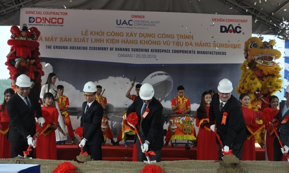 Dự án Sản xuất linh kiện hàng không vũ trụ Sunshine được xây dựng tại Khu Công nghệ cao Đà Nẵng.