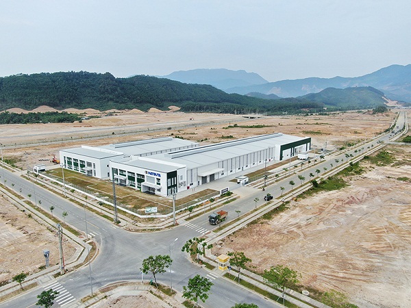 Nhà xưởng công nghệ cao của Công ty cổ phần Long Hậu đầu tư xây dựng tại Khu CNC Đà Nẵng.