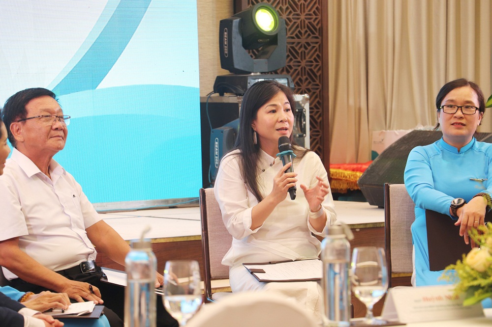 Chị Lê Thị Nam Phương - Chủ tịch HĐQT Hệ thống Giáo dục Sky-Line giới thiệu về Dự án Sky-Line Hill - Hội An.