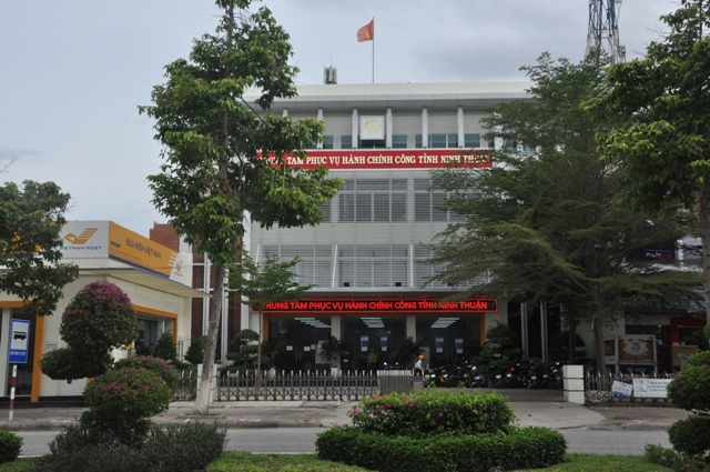 Trung tâm hành chính công tỉnh Ninh Thuận.