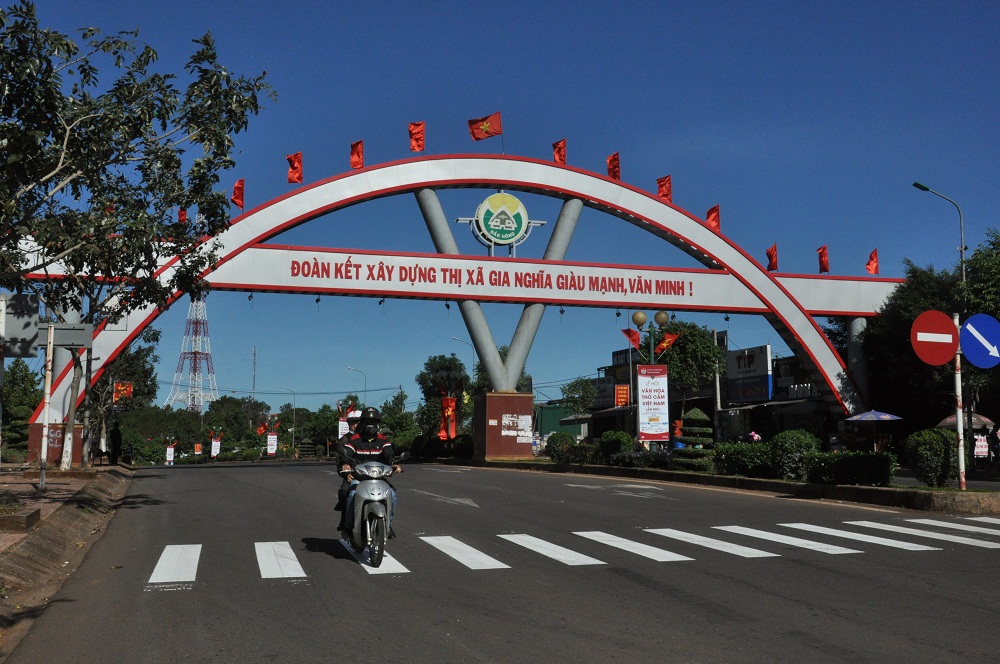 Thành phố Gia Nghĩa, tỉnh Đắk Nông.