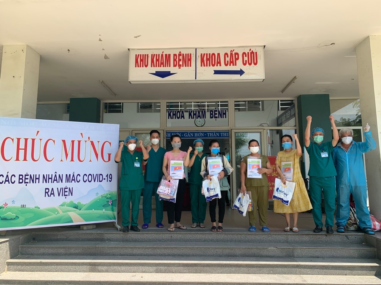 Những bệnh nhân xuất viện tại Đà Nẵng trong ngày 29/8.